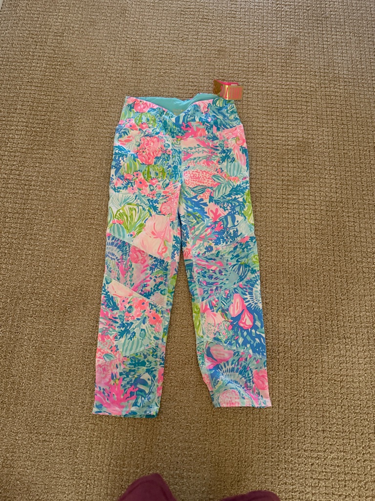 Lilly Pulitzer Floral Leggings Size Small
